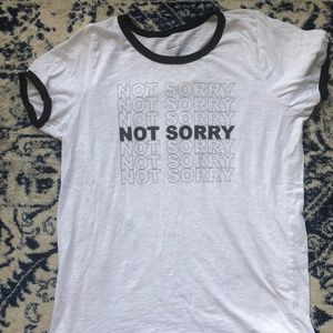 Torrid "Not Sorry" T-Shirt